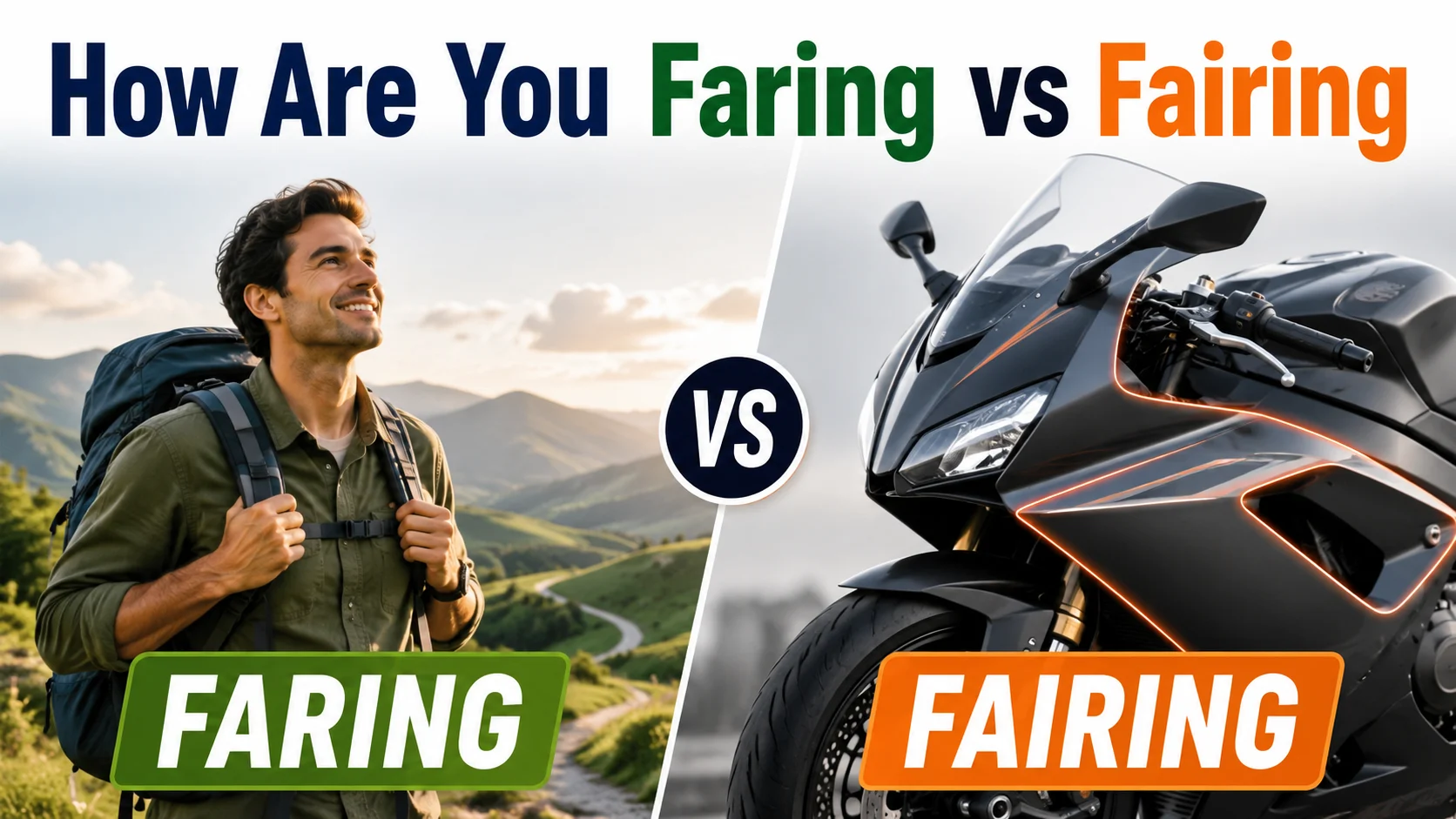 Faring vs Fairing