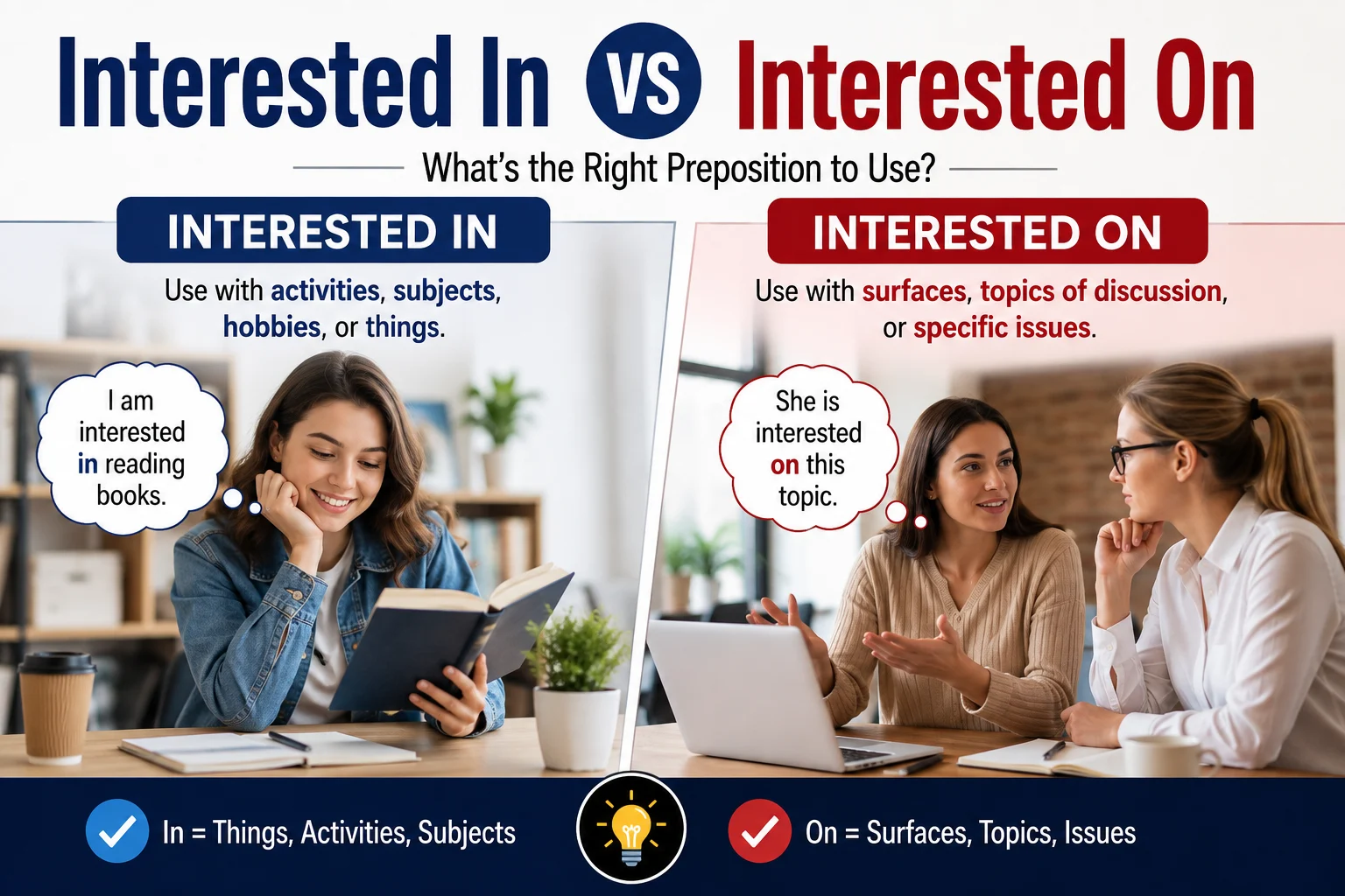 Interested In vs Interested On