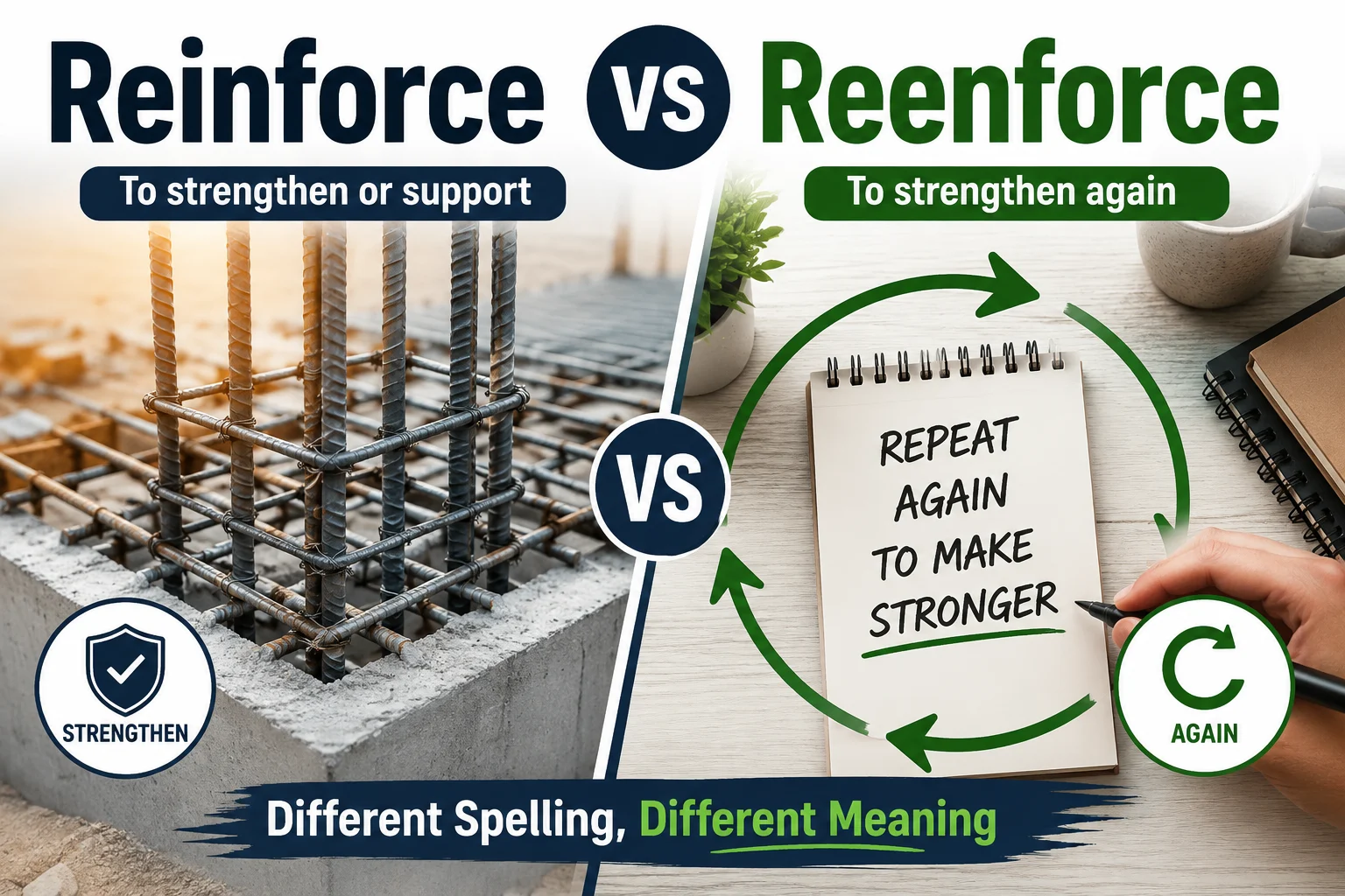 Reinforce vs Reenforce