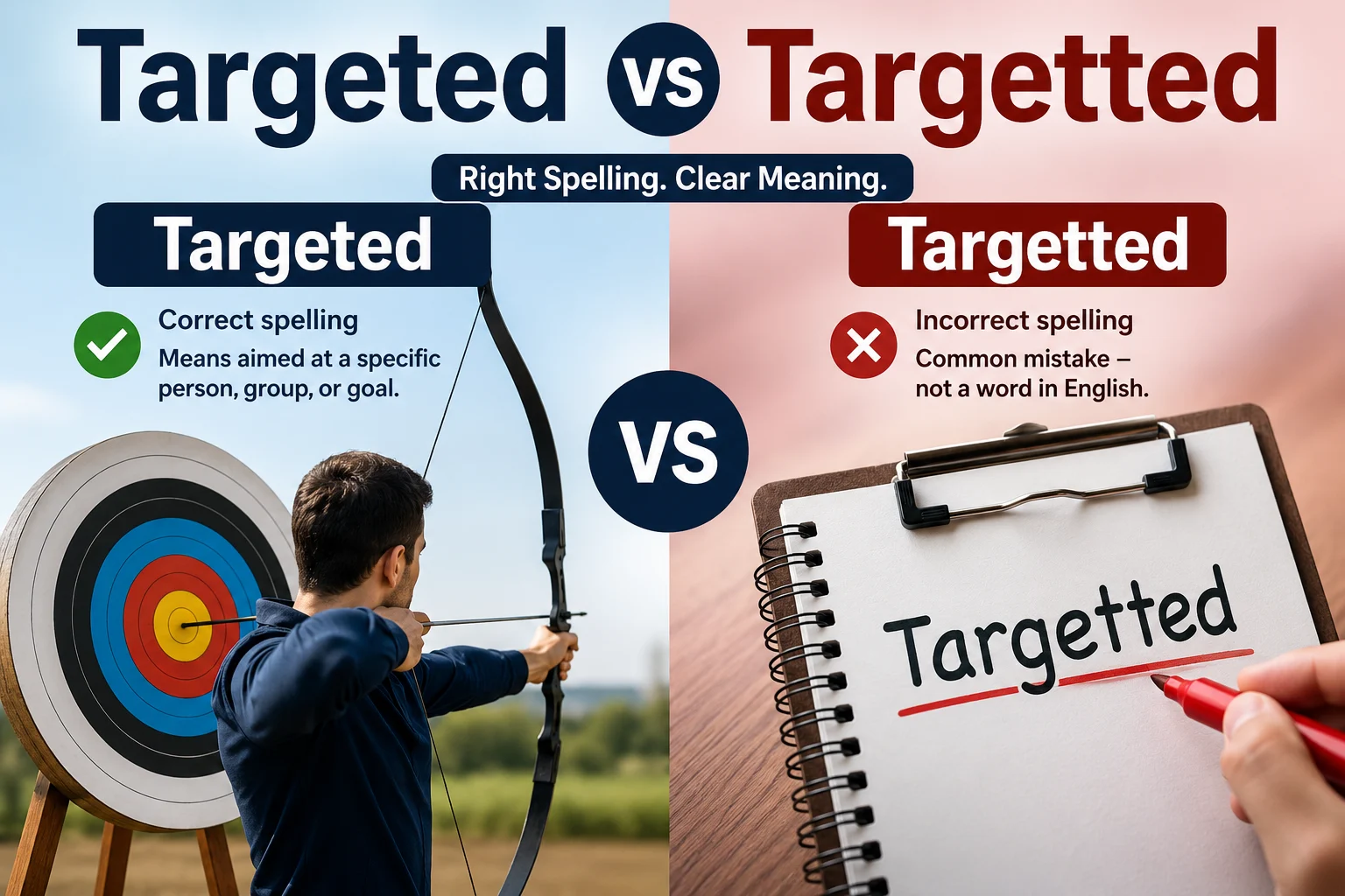 Targeted vs Targetted
