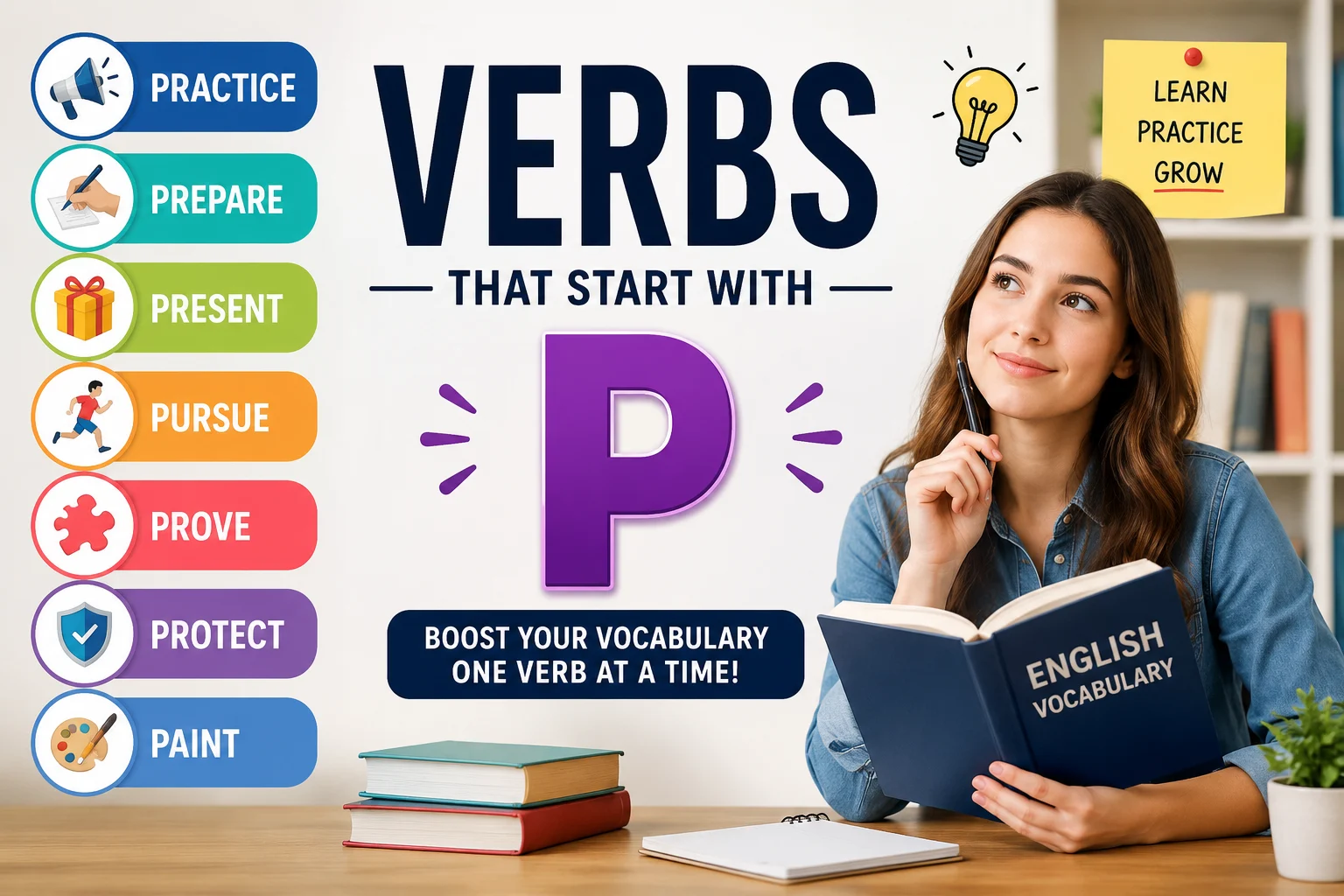 Verbs That Start With P