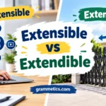 Extensible vs Extendible
