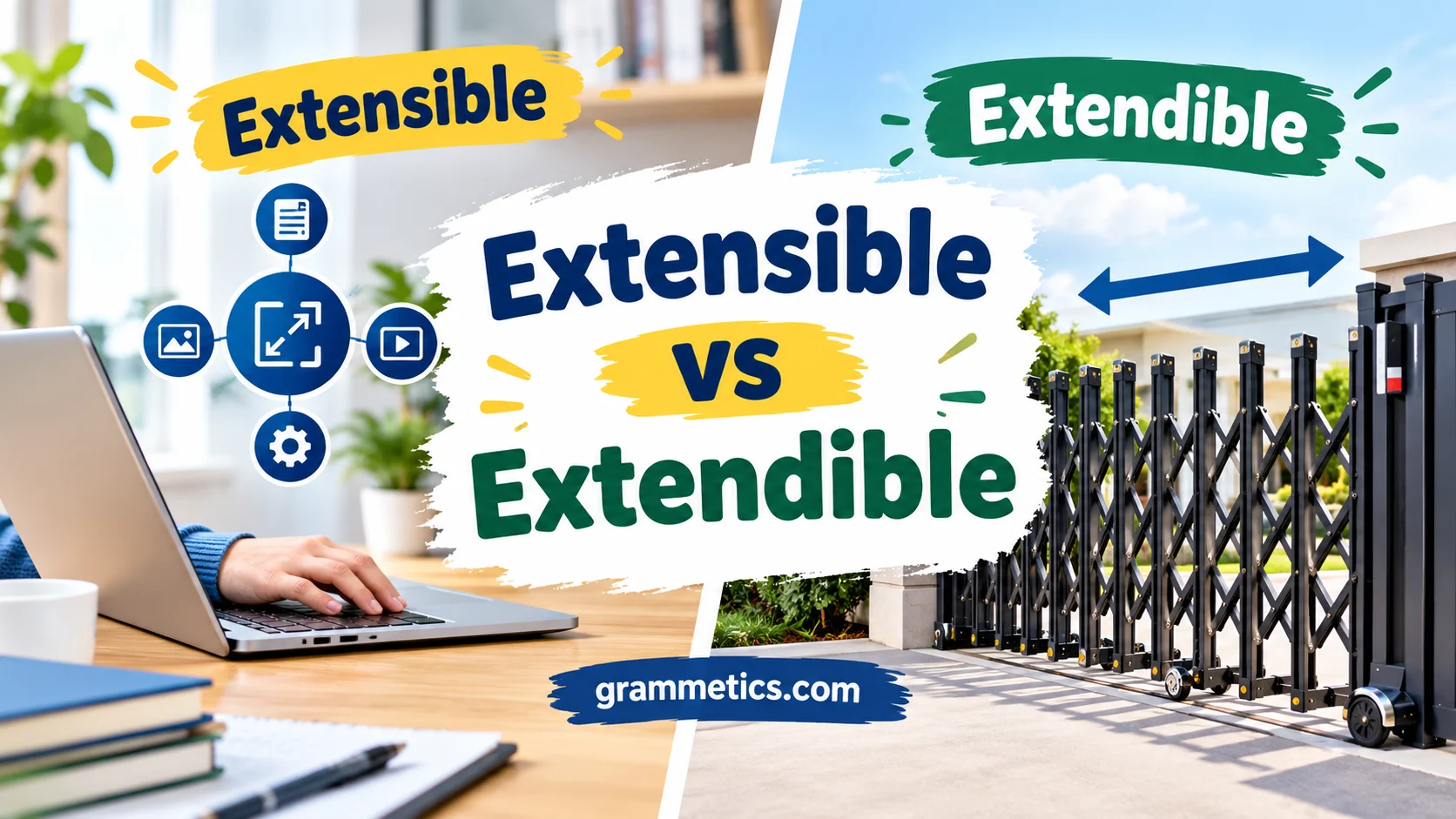 Extensible vs Extendible