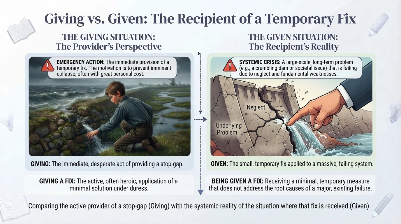 Giving vs Given