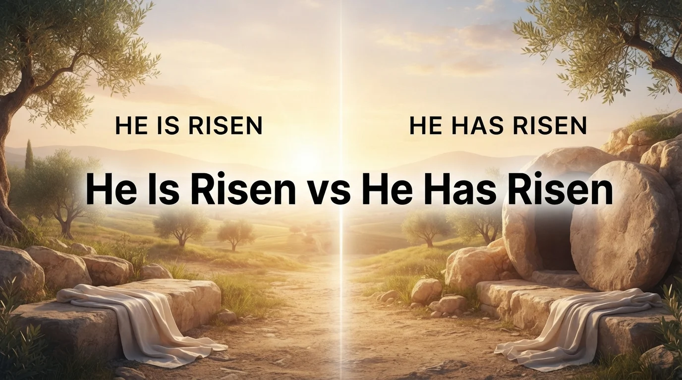 He Is Risen vs He Has Risen