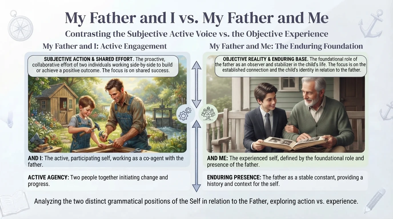 My Father and I vs. My Father and Me