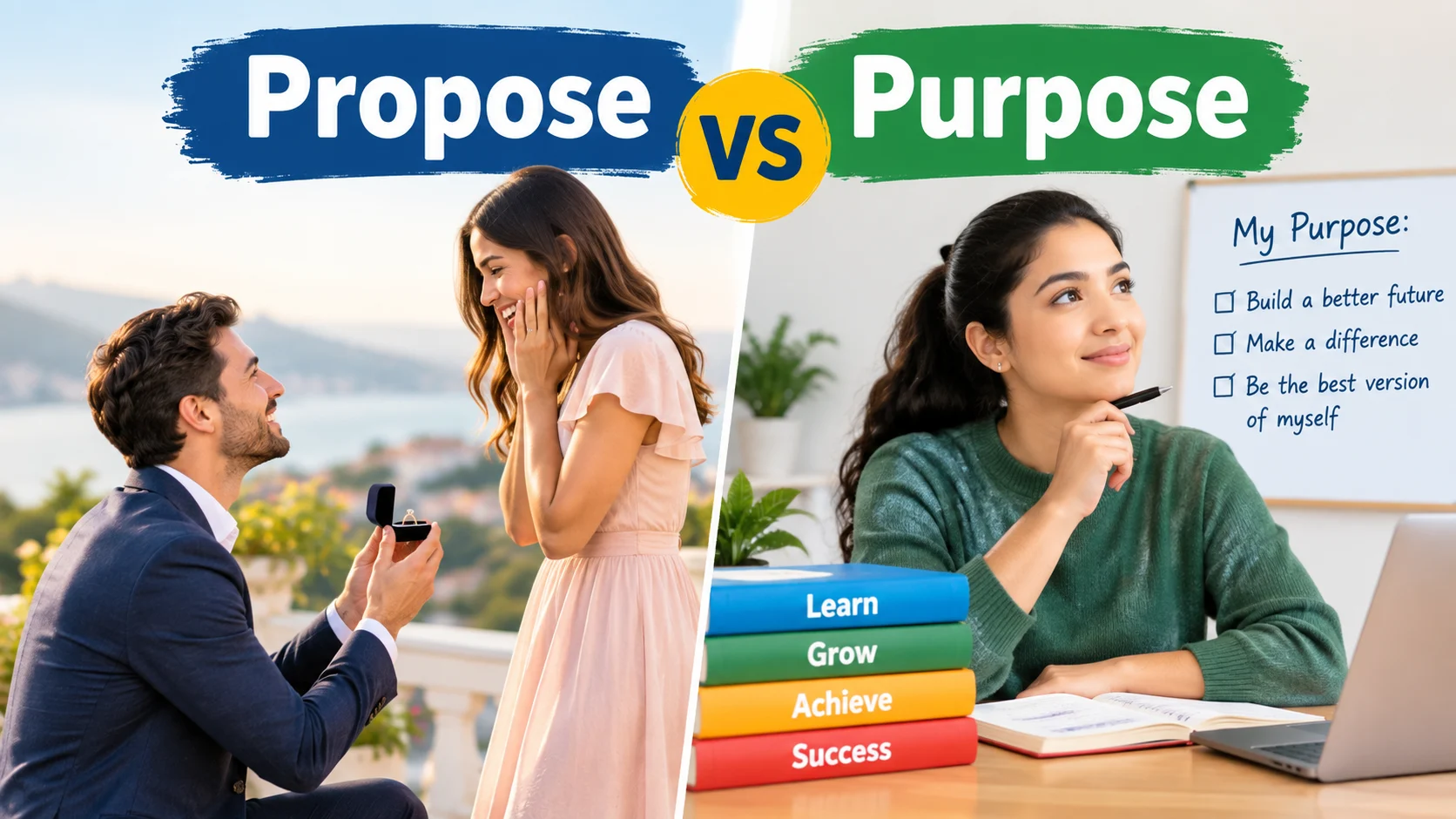 Propose vs Purpose