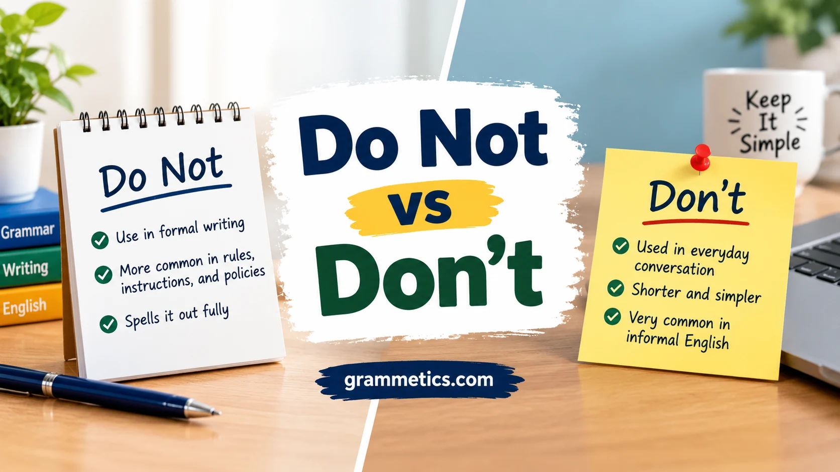 Do Not vs Don’t