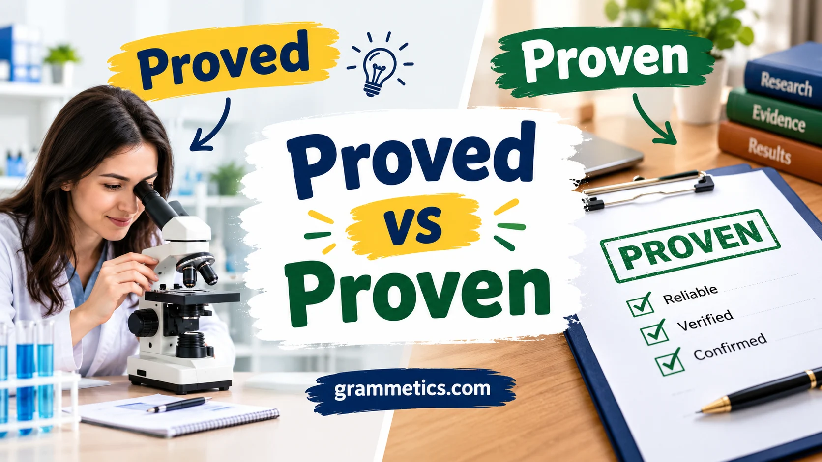 Proved vs Proven