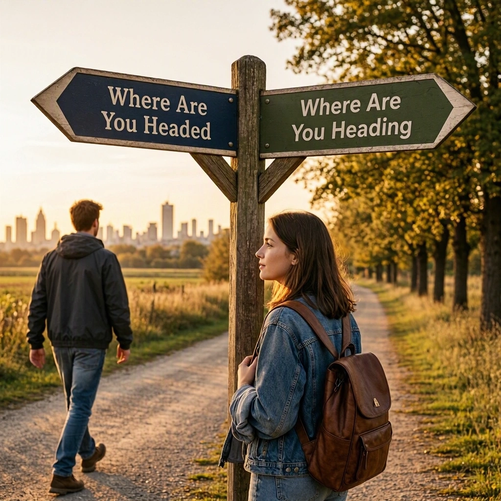 Where Are You Headed vs. Where Are You Heading