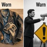 Worn vs. Warn